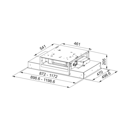 FRANKE CEILING 350.0679.883 CAPPA A SOFFITTO 90X50CM BIANCA A+