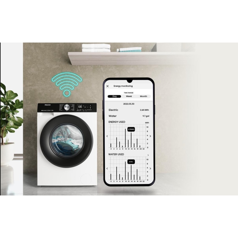 HISENSE WD3S8043BW LAVASCIUGA 8/5 KG 1400 GIRI...