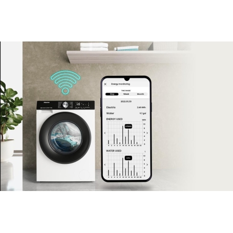 HISENSE WD3S8043BW LAVASCIUGA 8/5 KG 1400 GIRI VAPORE WIFI CLASSE A/D