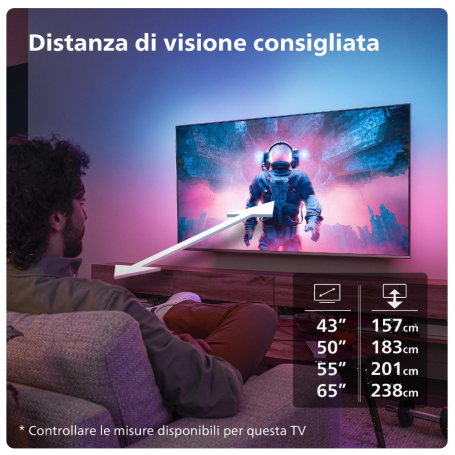 PHILIPS 55PUS8009/12 TV LED 55' SMART TV UHD 4K 3XHDMI WIFI DOLBY ATMOS