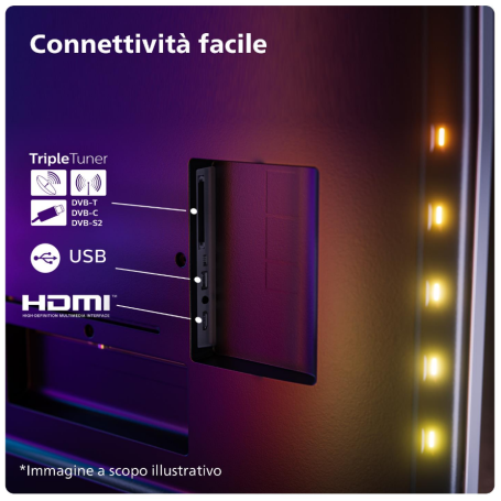 PHILIPS 55PUS8009/12 TV LED 55' SMART TV UHD 4K 3XHDMI WIFI DOLBY ATMOS