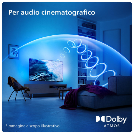 PHILIPS 55PUS8009/12 TV LED 55' SMART TV UHD 4K 3XHDMI WIFI DOLBY ATMOS