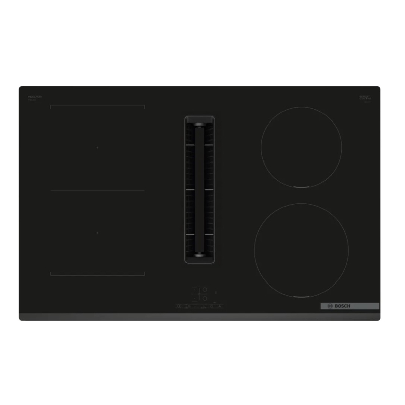 BOSCH PVS831B16E PIANO COTTURA A INDUZIONE 80CM CON CAPPA INTEGRATA 4 ZONE