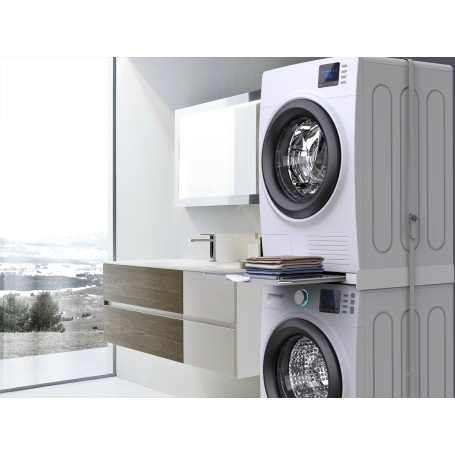 MELICONI TORRE GREEN+ KIT DI SOVRAPPOSIZIONE UNIVERSALE PER LAVATRICE E ASCIUGATRICE - 656129