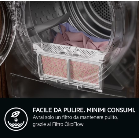 AEG TR9T94ABS ASCIUGATRICE A POMPA DI CALORE 9KG 3DSCAN ABSOLUTECARE PROSTEAM CLASSE A+++