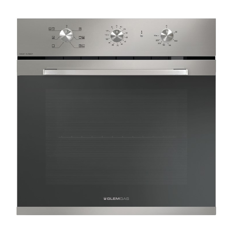 GLEM GAS GFX62IX-S3 FORNO DA INCASSO ELETTRICO VENTILATO 64LT CLASSE A INOX