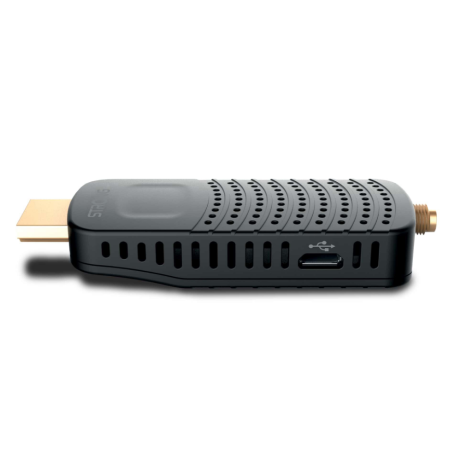 STRONG SRT84 RICEVITORE DIGITALE TERRESTRE DVB-T2 IN FORMATO POCKET COLLEGAMENTO HDMI NERO