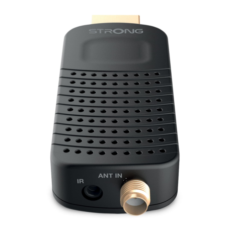 STRONG SRT84 RICEVITORE DIGITALE TERRESTRE DVB-T2 IN FORMATO POCKET COLLEGAMENTO HDMI NERO
