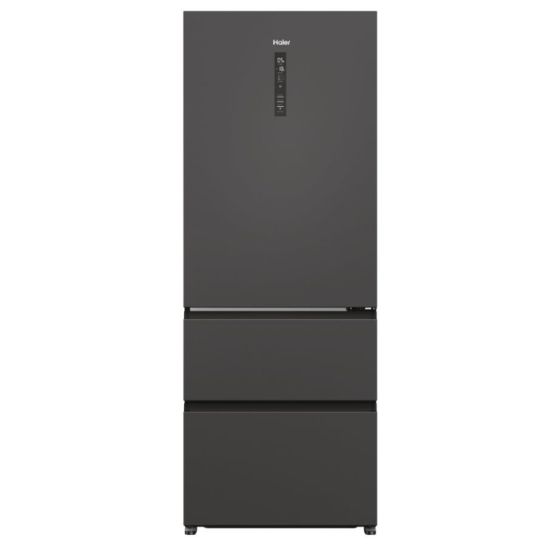 HAIER HTR5719ENPT FRIGORIFERO COMBINATO 3 PORTE 528 LT NO FROST CLASSE E NERO