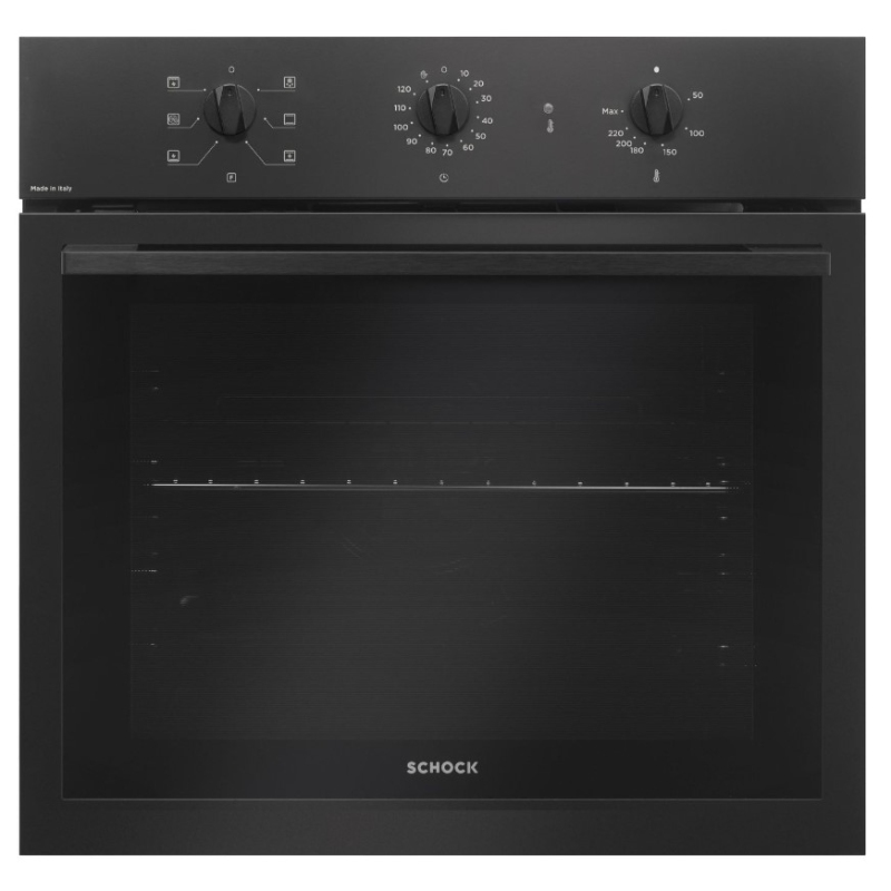 SCHOCK SFP62BKN FORNO DA INCASSO ELETTRICO VENTILATO CLASSE A - NERO OPACO