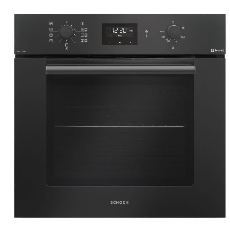 SCHOCK SFI97BKV FORNO DA INCASSO ELETTRICO FUNZIONE VAPORE E PIZZA CLASSE A - NERO OPACO