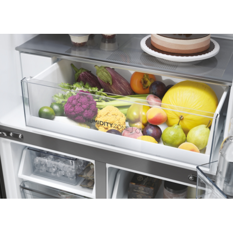 HAIER HCW58F18EHMP FRIGORIFERO 4 PORTE CUBE 83 507LT NO FROST CLASSE E PLATINO