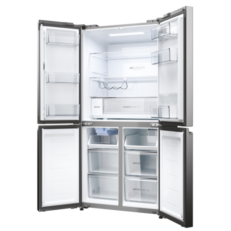 HAIER HCW58F18EHMP FRIGORIFERO 4 PORTE CUBE 83 507LT NO FROST CLASSE E PLATINO