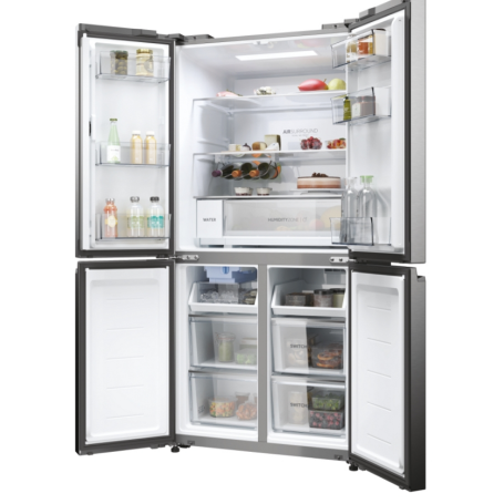 HAIER HCW58F18EHMP FRIGORIFERO 4 PORTE CUBE 83 507LT NO FROST CLASSE E PLATINO