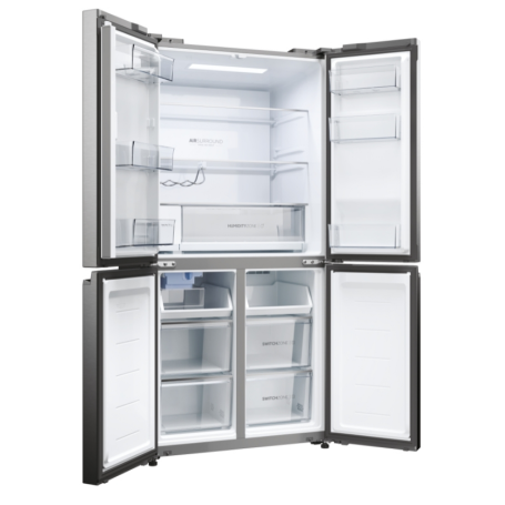 HAIER HCW58F18EHMP FRIGORIFERO 4 PORTE CUBE 83 507LT NO FROST CLASSE E PLATINO