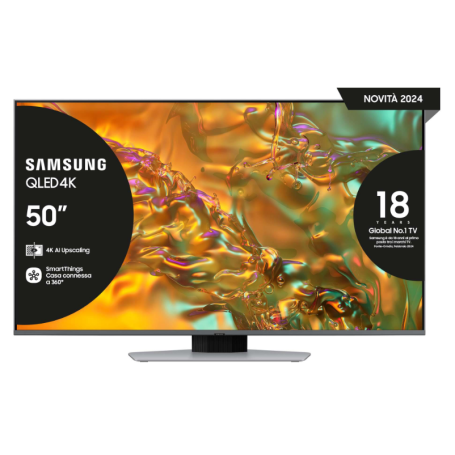 SAMSUNG QE50Q80DATXZT TV QLED 50” 4K SMART TV WIFI DVB-T2/S2 - PROMO