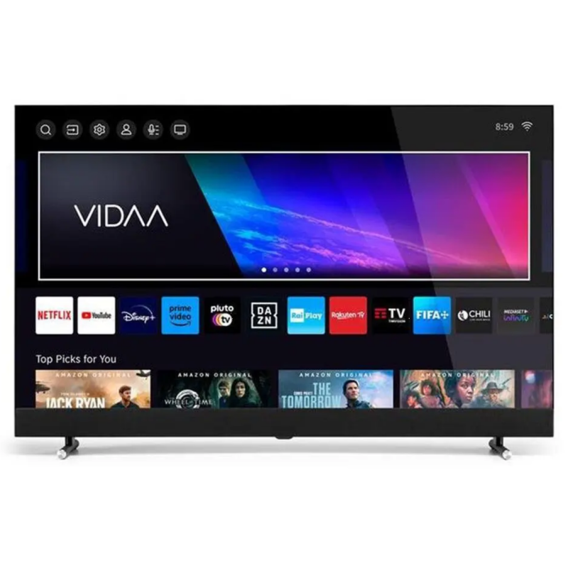 TELESYSTEM TS43LXQLSMV14 TV LED 43'' 4K SMART TV DVB T2/S2 CLASSE F NERO