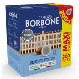 CAFFE' BORBONE MISCELA DECISA 200 CIALDE ESE 44MM -...