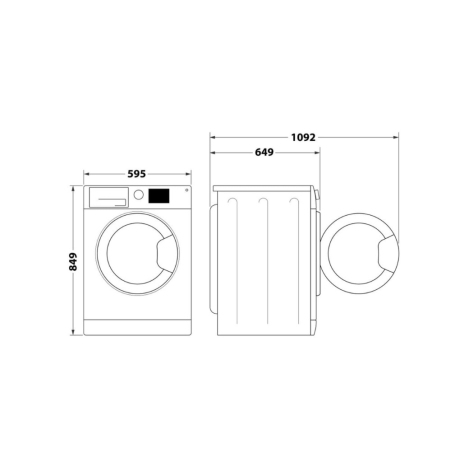 WHIRLPOOL FFT M11 82 IT R ASCIUGATRICE A POMPA DI CALORE 8KG CLASSE E - FFTM1182ITR