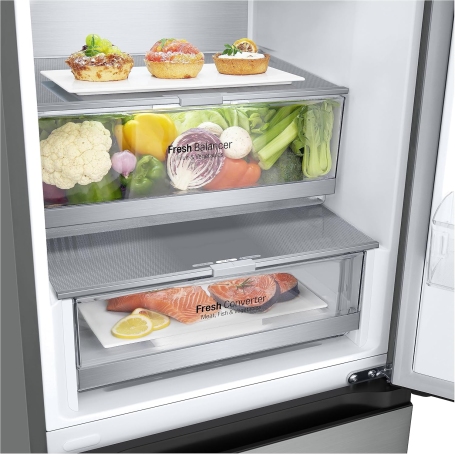 LG GBV7280DPY FRIGORIFERO COMBINATO 387LT NO FROST CLASSE D ARGENTO