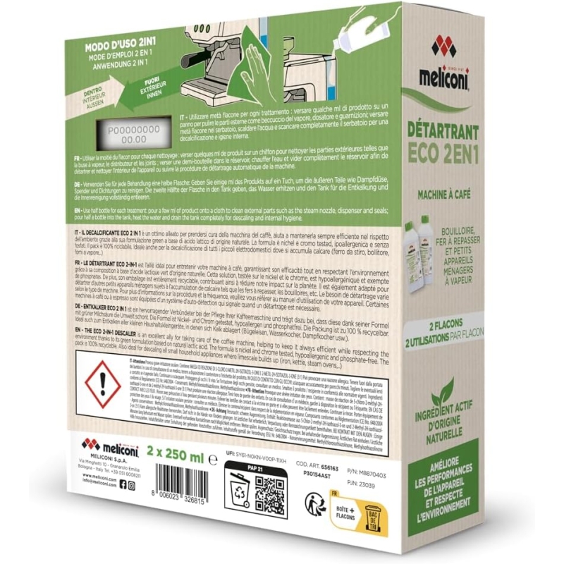 MELICONI DECALCIFICANTE PER MACCHINE DA CAFFE'...