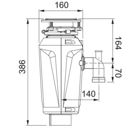 FRANKE DISSIPATORE SLIM 125 - 134.0715.094