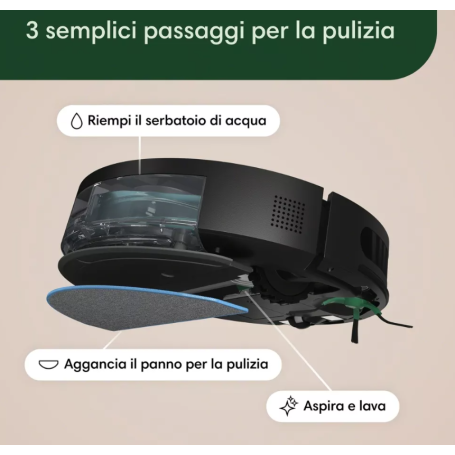 IROBOT ROOMBA COMBO 2 ESSENTIAL ROBOT ASPIRA E LAVA - COMBO2ESSENTI