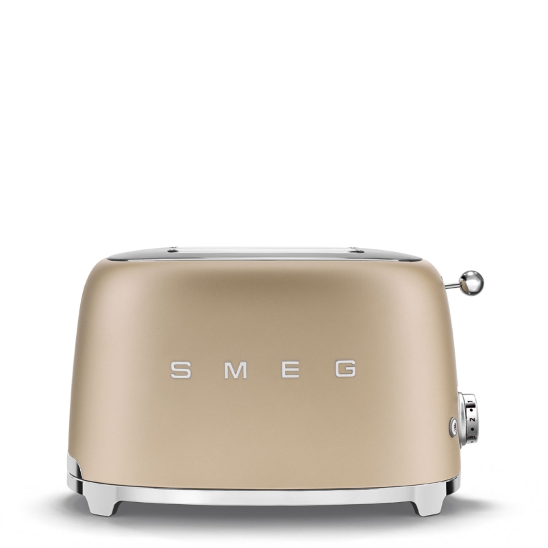 SMEG TSF01CHMEU TOSTAPANE ANNI '50 2 FETTE COLORE CHAMPAGNE OPACO