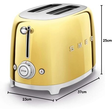 SMEG TSF01GOEU TOSTAPANE ANNI '50 2 FETTE COLORE GOLD