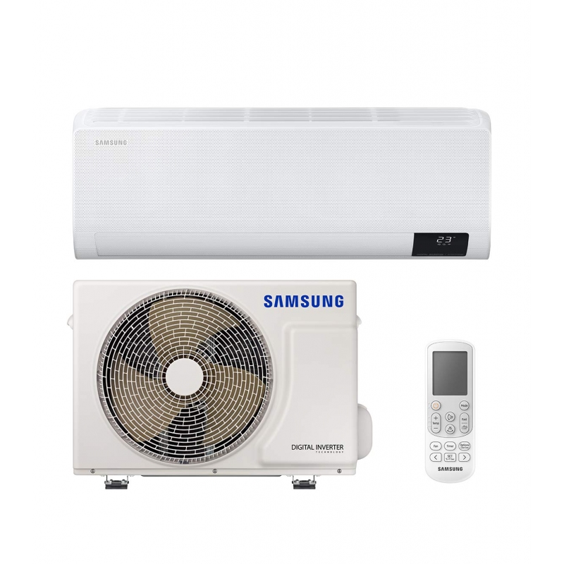 SAMSUNG F-AR09NXT WINDFREE KIT CLIMATIZZATORE MONOSPLIT 9000 BTU GAS R32 INVERTER WI-FI DEUMIDIFICATORE CLASSE A++/A+