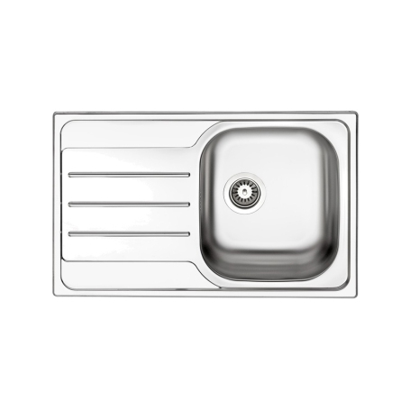 APELL OH791ILPC LAVELLO 1 VASCA CON GOCCIOLATOIO A SINISTRA INOX PRELUCIDO