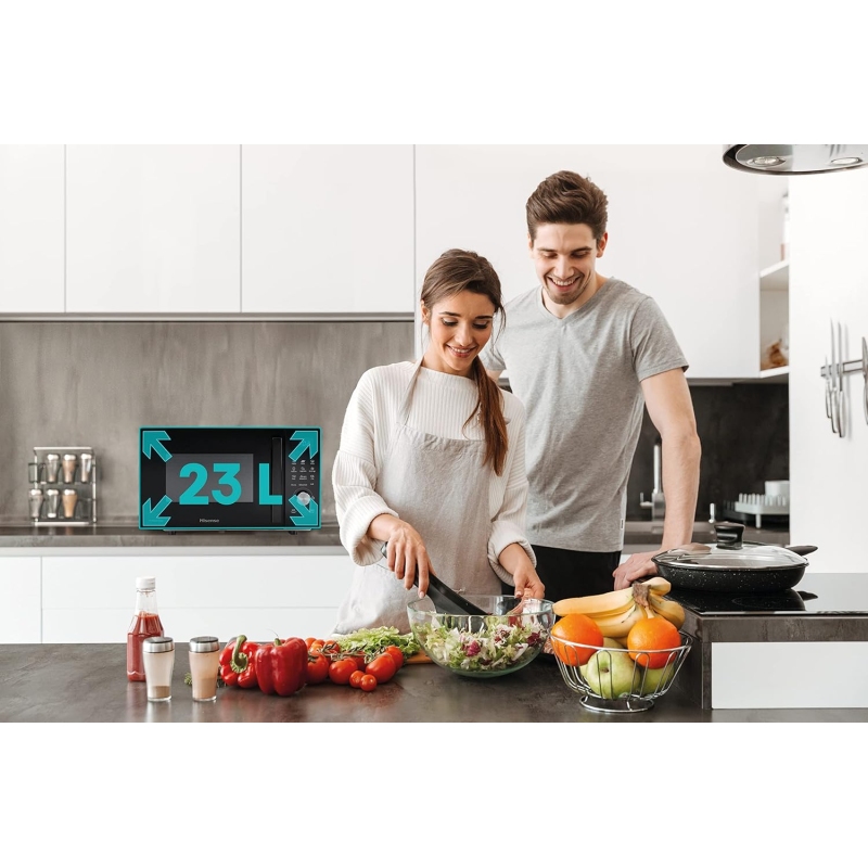 HISENSE H23MOBSD1HG FORNO A MICROONDE 23 LT CON...