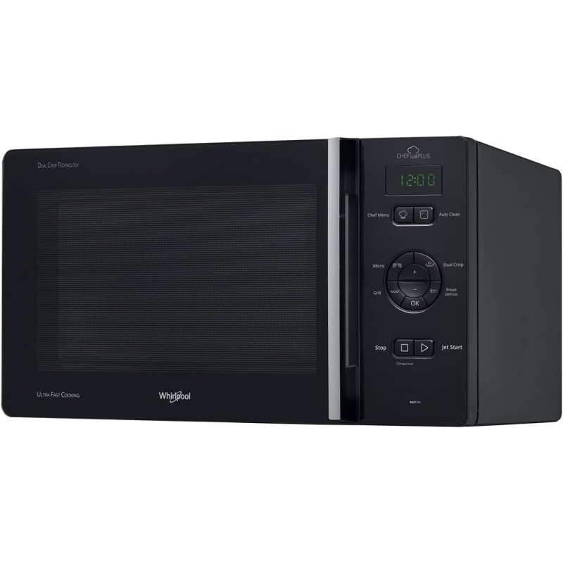 WHIRLPOOL MCP345BL FORNO A MICROONDE 25LT 800W CON GRILL NERO