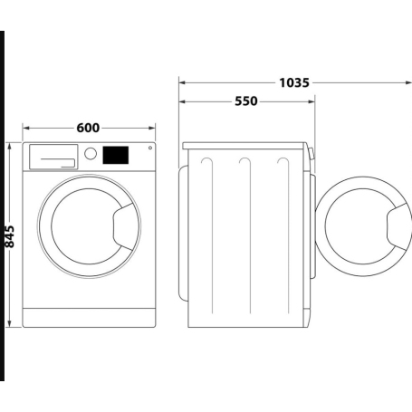 INDESIT IM 962 MY TIME IT LAVATRICE 9KG 1200 GIRI INVERTER CLASSE A - IM962MYTIMEIT