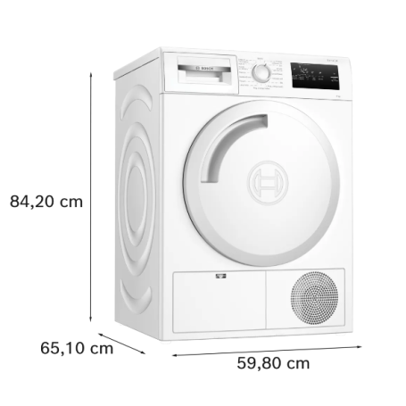 BOSCH WTH83208II ASCIUGATRICE A POMPA DI CALORE 8KG CLASSE A++