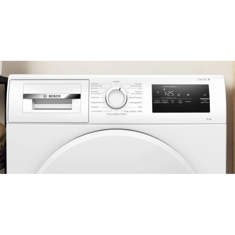 BOSCH WTH83208II ASCIUGATRICE A POMPA DI CALORE...