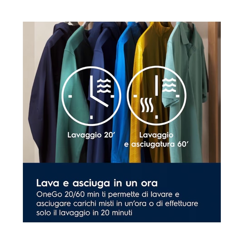 ELECTROLUX EW7W285W LAVASCIUGA 8/5 KG 1400 GIRI...
