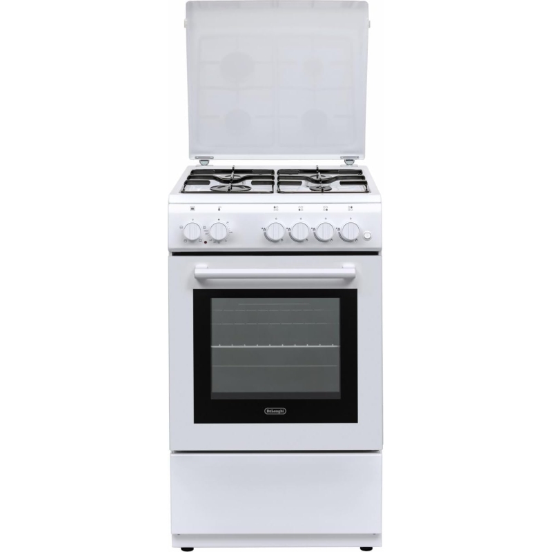 DE LONGHI DL554EW CUCINA 50X50 4 FUOCHI FORNO ELETTRICO - BIANCA