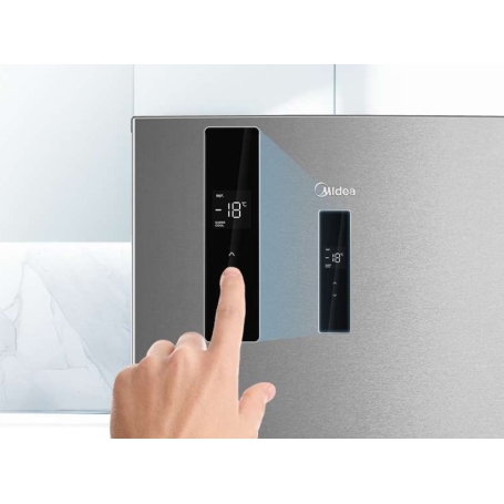 MIDEA MDRB489FGE02OE FRIGORIFERO COMBINATO 330LT NO FROST CLASSE E INOX