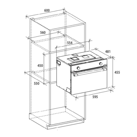 CANDY MIG440VNTX FORNO A MICROONDE DA INCASSO 44 LT 900 W CON GRILL COLORE INOX