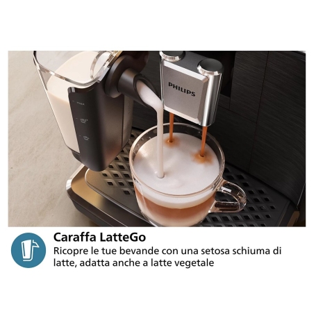 PHILIPS EP2334/10 SERIES 2300 MACCHINA DA CAFFÈ AUTOMATICA CON CHICCHI O CAFFE' MACINATO