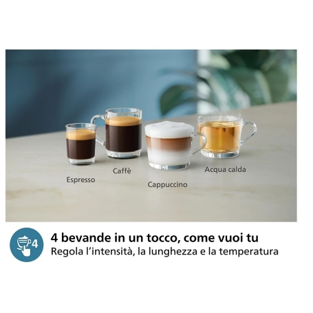 PHILIPS EP2334/10 SERIES 2300 MACCHINA DA CAFFÈ AUTOMATICA CON CHICCHI O CAFFE' MACINATO