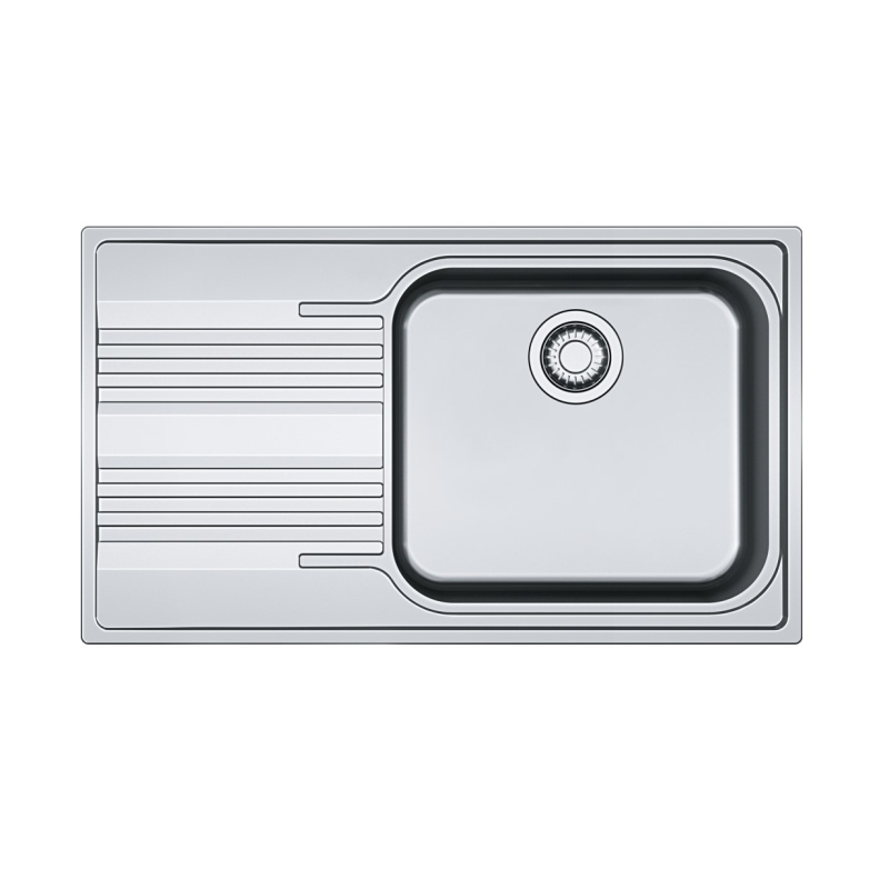 FRANKE 101.0356.882 LAVELLO 86X50CM UNA VASCA CON GOCCIOLATOIO A SINISTRA - INOX - SRX611-86 LB