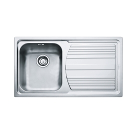 FRANKE LLX611DX LAVELLO UNA VASCA GOCCIOLATOIO A DESTRA...