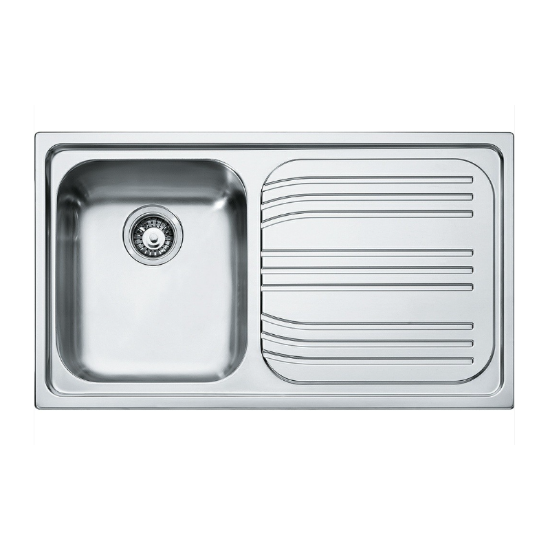 FRANKE 101.0053.241 LAVELLO 1 VASCA 86x50 CON GOCCIOLATOIO A DESTRA COLORE INOX - RRX611DX - 85862902