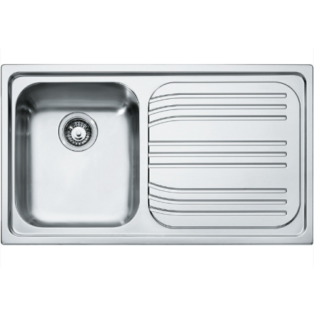 FRANKE 101.0053.241 LAVELLO 1 VASCA 86x50 CON GOCCIOLATOIO A DESTRA COLORE INOX - RRX611DX - 85862902