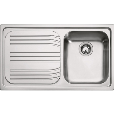 FRANKE RRX611SX (85862907) LAVELLO 86X50 1 VASCA CON GOCCIOLATOIO A SX INOX - 101.0053.242