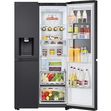 LG GSXE91EVAD FRIGORIFERO SIDE BY SIDE INSTAVIEW 628LT NO FROST WIFI CLASSE D COLORE NERO