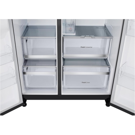 LG GSXE91EVAD FRIGORIFERO SIDE BY SIDE INSTAVIEW 628LT NO FROST WIFI CLASSE D COLORE NERO