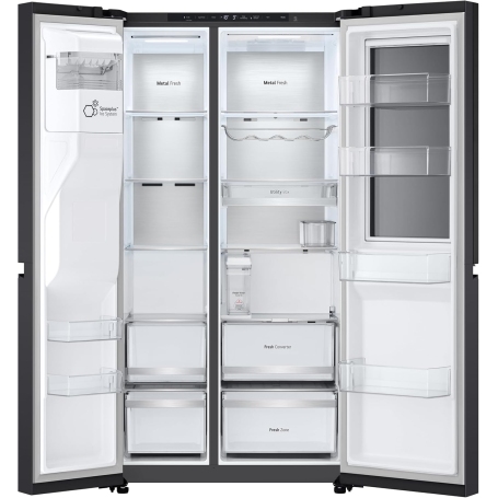 LG GSXE91EVAD FRIGORIFERO SIDE BY SIDE INSTAVIEW 628LT NO FROST WIFI CLASSE D COLORE NERO